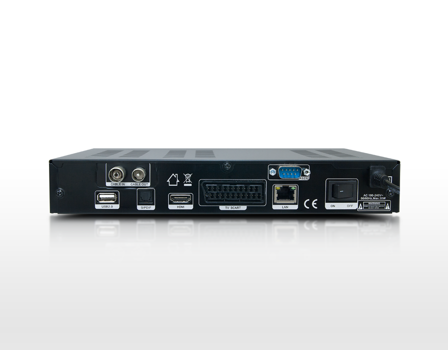 P/SAT Cryptobox 650 HDC Kabel  DVB-C HDTV Kabel Receiver mit CI Schacht und Kartenleser
